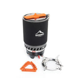Widesea Camping Cooking System Heat Exchanger Outdoor Gas Stove Burner Tourist Pot Cup Cookware Tableware Tourism Bowler Dishes