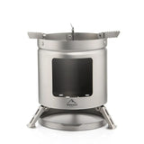 Widesea Camping Fire Wood Heater Titanium Stove Tourist Burner Cooker Outdoor Survival Trekking Hiking Supplies Picnic