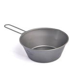 Widesea Camping Titanium Bowl Tableware Cookware Foldable Handle Outdoor Cup Tourism Pot Hiking Backpacking Picnic Fishing