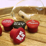 Wine Bottle Stopper Red Wine Sealing Plug 5pcs Bottle Cover Kitchen Gadgets Champagne Corks For Red&White Bottle