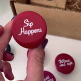 Wine Bottle Stopper Red Wine Sealing Plug 5pcs Bottle Cover Kitchen Gadgets Champagne Corks For Red&White Bottle