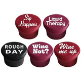 Wine Bottle Stopper Red Wine Sealing Plug 5pcs Bottle Cover Kitchen Gadgets Champagne Corks For Red&White Bottle
