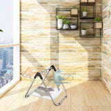 Wing Clothes Airer Extendable Heavy Duty Laundry Drying Rack Outdoor Travel Essentials For Home Hotel Caravan Camping Laundry