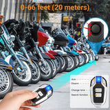 Wireless Bicycle Vibration Alarm Waterproof Motorcycle Alarm Remote Control Anti-theft Detector System Motorcycle Safety Tool