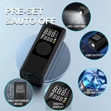 Wireless Car Air Compressor Portable Electric Car Air Pump Handheld Dual Screen Digital Display Car Tire Pump
