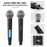 Wireless Microphone 1 Channel UHF Fixed Frequency Handheld Mic Microphone For Party Karaoke Professional Church Show Meeting