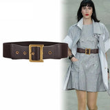 Womens Versatile Fashion Elastic Wide Waistband With Retro Style Waistband Versatile Elastic Waistband Waistband