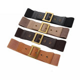 Womens Versatile Fashion Elastic Wide Waistband With Retro Style Waistband Versatile Elastic Waistband Waistband