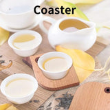Wooden Coasters For Drinks Cartoon Animal Shape Unfinished Slices Christmas Ornaments Rustic Wedding Decorations DIY Kids Arts
