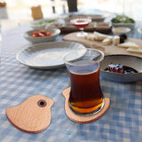 Wooden Coasters For Drinks Cartoon Animal Shape Unfinished Slices Christmas Ornaments Rustic Wedding Decorations DIY Kids Arts