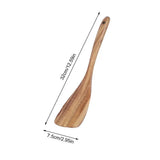 Wooden Spatula For Cooking Wood Spatula Salad Fork Teak Wood Cooking Spoons Wooden Utensils Serving Spoons Kitchen Cookware For