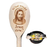 Wooden Spoon Wooden Soup Spoon Interesting Design Wooden Spoon With Long Handle Gift For Colleagues Friends Halloween Easter