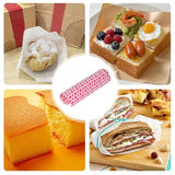 Wrap Paper For Sandwiches 50Pcs Non-Stick Wax Sheets For Sandwiches Food Service Supplies For Biscuit Candy Sandwich Dim Sum
