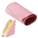 Wrap Paper For Sandwiches 50Pcs Non-Stick Wax Sheets For Sandwiches Food Service Supplies For Biscuit Candy Sandwich Dim Sum