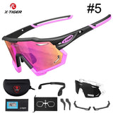 X-TIGER Cycling Glasses Polarized Men's Dual-purpose Bicycle Eyewear UV400 Windproof New Original Design Frame Sports Sunglasses
