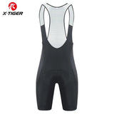 X-TIGER Men's Cycling Bib Shorts with Pockets Professional Cycling Mountain Road Cycling Tights for Long Distance Cycling