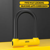 XUNTING Bicycle U-shaped Lock Safety Lock for Bicycle Accessories for Motorcycle Electric Scooter Mountain and Road Bike Lock