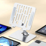 Xnyocn Aluminum Tablet Stand Laptop Desk Mount For iPad Pro 12.9 Inch Air Mini iPhone Xiaomi Huawei Tab Pad Support Phone Holder