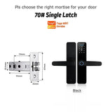 YRHAND Cerradura Inteligente Biometric Smart Lock Tuya App Remote Unlocking Keyless Wifi Lock Electronic Smart Door Lock