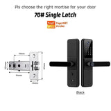 YRHAND H01 Fechadura Eletronica Tuya Wifi Digital Electronic Smart Door Lock With Biometric Camera Fingerprint IP66 Smart Lock