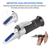 Yieryi 0～20% Milk Refractometer Handheld Milk Concentration Meter ATC Professional Digital Milk Purity Analyzer Tester