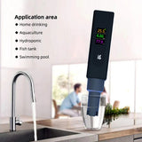Yieryi 5 in 1 PH Water Quality Tester Digital Salinity Meter EC TDS TEMP Monitor Rechargeable Test for Driking Water Farm Pool