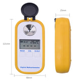 Yieryi Antifreeze Coolant Refractometer 4 in 1 Automotive Antifreeze Meter Car Urea Fluid Tester Glycol Concentration Detector