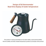 Yieryi Coffee Milk Thermometer 0-100℃ Hot Water BBQ Tea Colour Dial Temperature Sensor Adjustable Stainless Steel Probe Detector