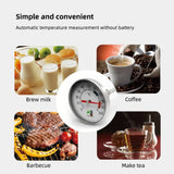 Yieryi Coffee Milk Thermometer 0-100℃ Hot Water BBQ Tea Colour Dial Temperature Sensor Adjustable Stainless Steel Probe Detector
