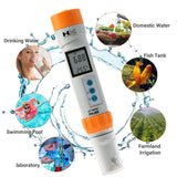 Yieryi Digital PH-200 Ph Meter Professional Aquarium Swimming Pool PH Testers Acidity 0-14 Ph Water Quality Detector Monitor ATC