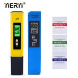 Yieryi Digital PH Meter 3 in1 TDS EC TEMP Water Quality Tester ATC Aquarium Conductivity Analyzer Instruments 0-9999Us/Cm/Ppm