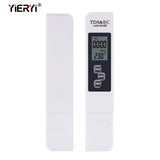Yieryi Digital PH Meter 3 in1 TDS EC TEMP Water Quality Tester ATC Aquarium Conductivity Analyzer Instruments 0-9999Us/Cm/Ppm