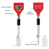 Yieryi Digital PH Meter ATC PH Soil Fruit Test Pen 0-14 PH Analyzer Aquarium Swimming Pool Water Quality Analysis Instruments