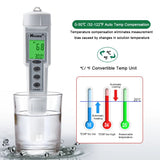 Yieryi Digital PH ORP Meter Aquaculture Pond Water Quality Analyzer Tester Oxidation-Reduction Monitor ATC for Swimming Pool Sp