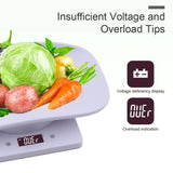 Yieryi LED Digital Baby Scale with Plastic Tray Electronic Weight Scale Bathroom Scale Mini Pet Scale 10KG