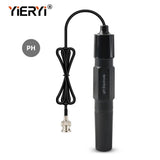 Yieryi New Professional PH Probe Aquarium Electrode Test PH Meter BNC Connector Cable Length 110cm Ph Calibration Liquid Sensor