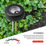Yieryi New Soil PH Meter Metal Dual Probe Mode Moisture Sensor Detector Garden Plant Flower Vegetables Soil Fertility Analyzer