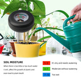 Yieryi New Soil PH Meter Metal Dual Probe Mode Moisture Sensor Detector Garden Plant Flower Vegetables Soil Fertility Analyzer