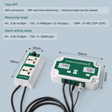 Yieryi New WIFI Smart Aquarium PH TDS Meter Hydroponics SPA Online Tester with Relay Output 0~19990ppm Water Purity PPM/T Tester