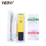Yieryi PH Meter 0.0-14.0 Digital Aquarium Water Quality Monitor Tester for Pools Drinking Water SPA Laboratory