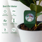 Yieryi Single Needle Soil PH Meter Mini Moisture Sensor Detectorfor Gardening Plants Farming Water Analyzer Test Tool