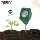 Yieryi Single Needle Soil PH Meter Mini Moisture Sensor Detectorfor Gardening Plants Farming Water Analyzer Test Tool