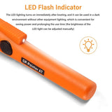 Yieryi Smart 360° Side Scan Metal Detector with 20CM scale IP68 Waterproof Metal Locator Vibration Buzzer Alarm Positioning Rod
