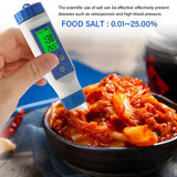 Yieryi Smart Bluetooth Food Salinity Meter for Salt Water ATC Brine Pickle Sodium Chloride Multi-parameter Tester 0.01-25.00%