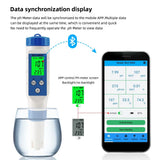 Yieryi Smart Bluetooth Food Salinity Meter for Salt Water ATC Brine Pickle Sodium Chloride Multi-parameter Tester 0.01-25.00%