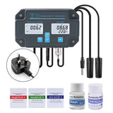 Yieryi Smart WIFI Aquarium Seawater Salinity Water Quality Meter PH EC TDS Salt TEMP Data Logger Tester Monitor for Fish Tanks