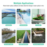 Yieryi WiFi Smart Chlorine Meter Solar Floating CL PH EC TDS ORP SALT Swimming Pool Water Quality Monitor Tester with Gateway