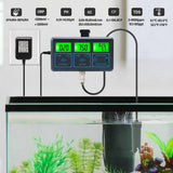 Yieryi WiFi Tuya Smart Monitor Fish Tank Aquarium SPA Pool Online Water Quality Meter PH ORP EC PPM CF Humidity TEMP Tester ATC