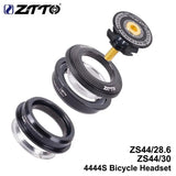ZTTO Bicycle Headset 42mm 44mm 56mm ZS44 IS42 IS52 ZS56 1-1/8" 28.6mm Straight Cone Tube Fork Bike Frame 4444S 4456ST 4252ST