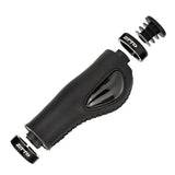 ZTTO Leather Bicycle Grips Liquid Silicone MTB Handle Cuffs Ergonomic Handlebar Gel Grip Dual Lock Non-slip Bike Accessorie